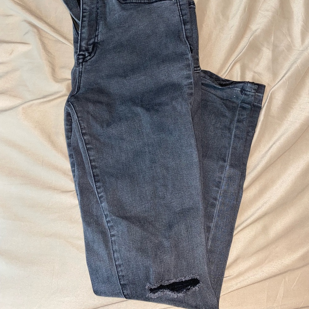 aeropostale dark gray skinny jeans